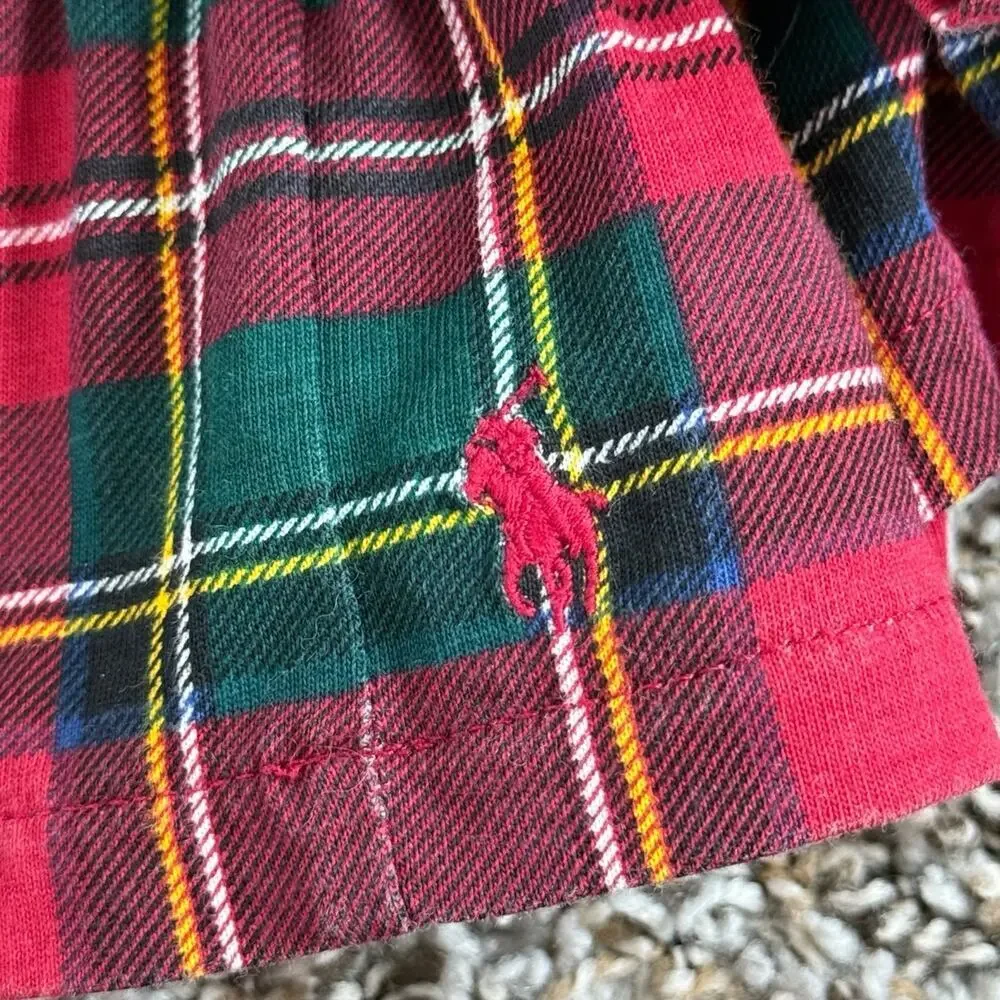 Ralph Lauren Smocked Tartan Plaid Dress | 18M